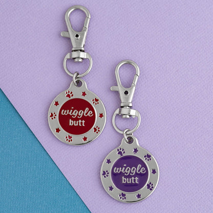 Wiggle Butt Dog Tag – Funny Engraved Pet ID Tag